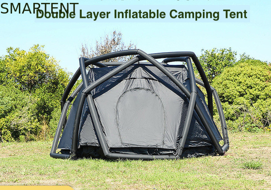 300*270*170 cm Nero impermeabile 210T Deluxe Inflatabile doppio strato Queen tenda con piscina gonfiabile E protezione UV fornitore