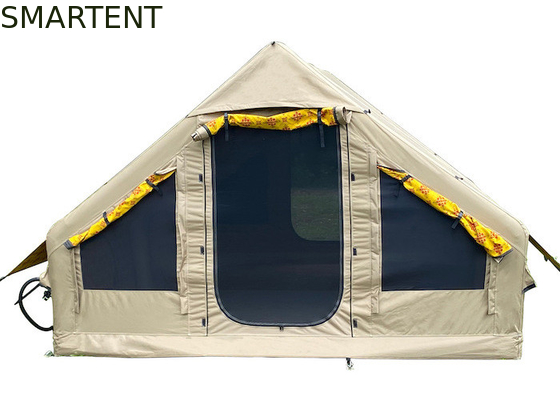 395*300*200CM Acquaproof Khaki Oxford 600D PVC 4-8 Persone UV resistente a esplosioni Up tenda da campeggio per campeggio all'aperto fornitore