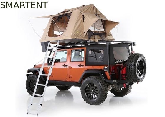 2 ~ 4 persone impermeabile 600D Heavy Duty Rip Stop Polyester tetto Top tenda con rapido 15 minuti di impostazione e protezione UV fornitore