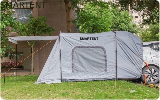 260*180*190CM impermeabile PU2000MM rivestito di grigio 210D poliestere per tutte le stagioni Tenda di tetto per famiglie con due porte e finestre fornitore