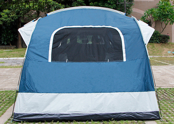 2 persone 250*250*200CM impermeabile PU2000MM rivestito blu 210D poliestere tenda da tetto all'aperto SUV Pick Up Shelter fornitore