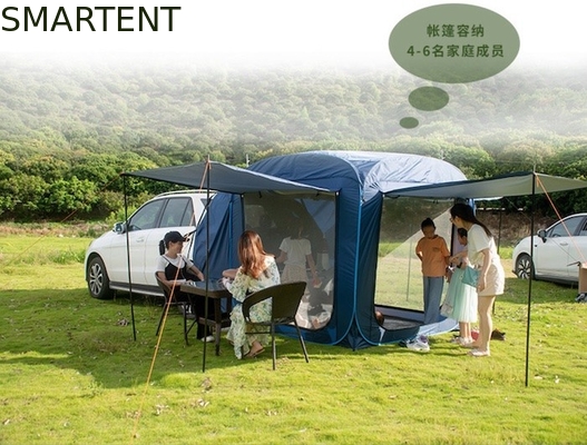 200*200*196CM Spaziosa all'aperto impermeabile 210T Pop Up Roof Tent con 3 porte laterali per un'installazione rapida fornitore