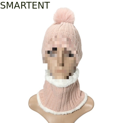 Outdoor Eco Friendly Rpet 2Pcs Set Kids Beanie Collar Warmer Support Brand rinnovabile Custom Fair Trade fornitore