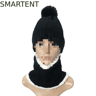 Outdoor Eco Friendly Rpet 2Pcs Set Kids Beanie Collar Warmer Support Brand rinnovabile Custom Fair Trade fornitore