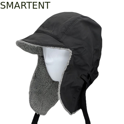 Accessori per esterni ecologici Cruelty Free OEM Black RPET Snow Hat Per Inverno fornitore