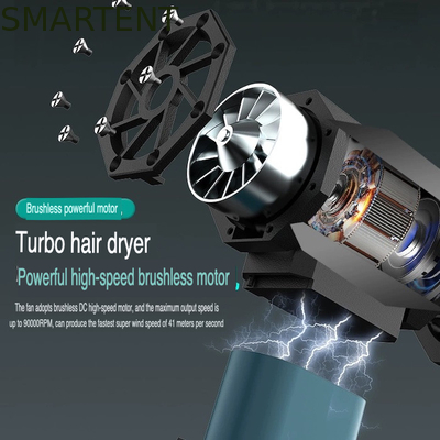 Nero 90000rpm 4000mah Pocket Violent Turbo Fan per campeggiare all'aria aperta fornitore