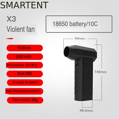 Prendi l'escursionismo al livello successivo Portatile portatile Ventilatore violento Cool Campeggio accessori Design in metallo fornitore