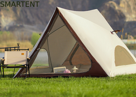 Tenda da campeggio pop-up portatile impermeabile da esterno 150X200X130CM, rivestimento in poliestere 210T PU2000MM, design a forma di triangolo, apertura rapida completamente automatica, tenda da spiaggia fornitore