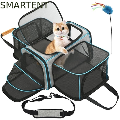 Borsa per gatti da 20.2*12.5*12'' pollici per uscire, altamente resistente, simpatici accessori per animali domestici, non tossica, durevole, lavabile. Il pacchetto include 1 X accessori per animali domestici, rosa/blu/verde fornitore
