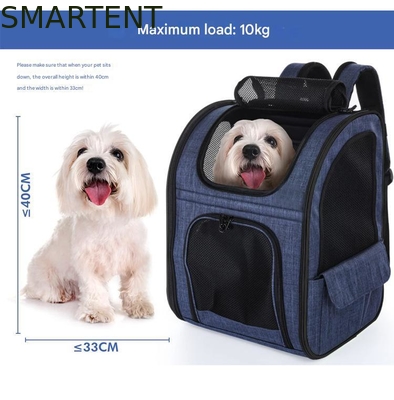 Outdoor 33.5*27*42cm Blu Cationico Oxford Espandibile zaino da viaggio per animali da compagnia Teschio morbido Preziose necessità per animali da compagnia per i vostri compagni soddisfatti fornitore
