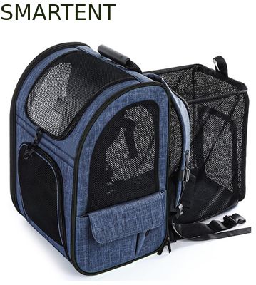 Acquistare Outdoor 33.5*27*42cm Blu Cationico Oxford Espandibile zaino da viaggio per animali da compagnia Teschio morbido Preziose necessità per animali da compagnia per i vostri compagni soddisfatti fabbricazione online