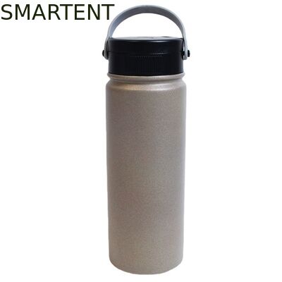 Acquistare Bottiglie d'acqua termiche per allenamento in acciaio inossidabile con sterilizzazione UV, bocca larga, colore grigio, maniglia per il trasporto e volume personalizzato di 500 ml, perfette per gli sport all'aria aperta fabbricazione online