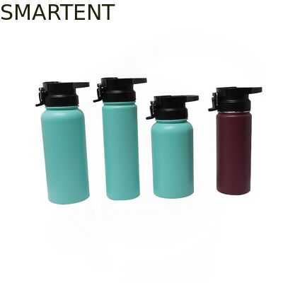 Acquistare Flip-top Cappuccio Attività all'aria aperta personalizzata 304 Acciaio inossidabile Bocca grande Multi-Capacità Isolato a vuoto Bottone verde Termoli di allenamento Acqua bottiglia per appassionati all'aria aperta fabbricazione online