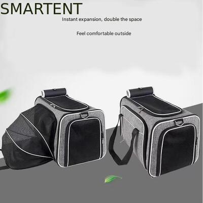 Dogs Cats and Rabbits Cute Pet Supplies Playful Style Chew Play Sleep Functions Gray Cationic Polyester Multi-Purpose Outdoor Travel Carry HandBag fornitore