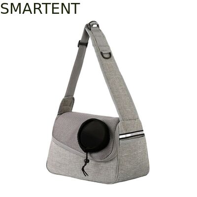 Acquistare 36*19*12CM Borsa a tracolla unisex durevole, lavabile, non tossica, adorabile, resistente, grigia, in Oxford per animali domestici fabbricazione online
