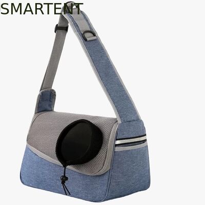 36*19*12CM Unisex Durable Washable Non toxic Lovely Durability Gray Oxford Pet Outing Shoulder Bag fornitore