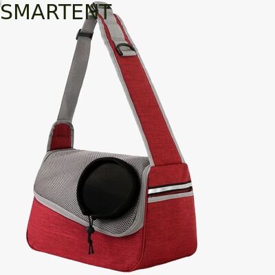 36*19*12CM Unisex Durable Washable Non toxic Lovely Durability Gray Oxford Pet Outing Shoulder Bag fornitore