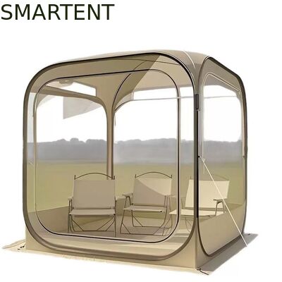 Acquistare Tenda Solare Portatile da Esterno a Apertura Rapida Trasparente 130*130*175cm per Guardare Eventi Sportivi fabbricazione online