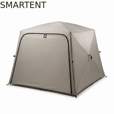 Acquistare Tenda da campeggio portatile pieghevole istantanea a prova di sole impermeabile colore beige argento rivestito 210D Oxford Outdoor Camping Tent Ideale per escursioni e picnic in parco. fabbricazione online