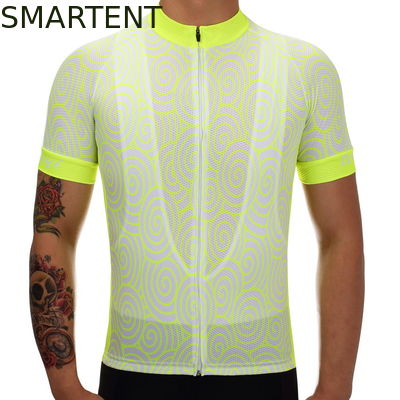 Acquistare Il riciclaggio su ordinazione di guida è adatta maglietta sudata di riciclaggio di sport degli accessori della bici fluorescente del poliestere all'anti fabbricazione online
