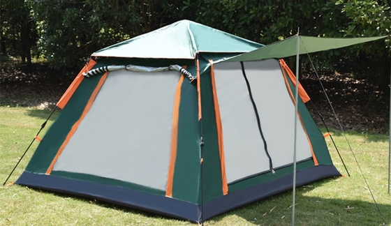 205*205*135cm verde PU2000MM 210T poliestere resistente all'acqua tenda da campeggio automatica fornitore