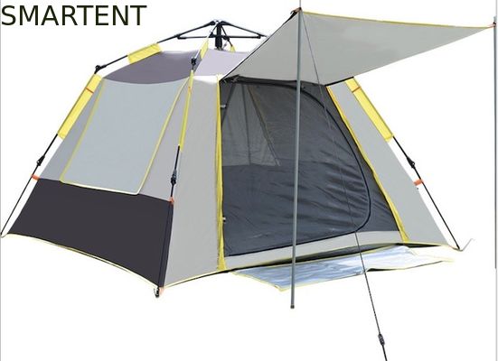 Acquistare 210*210*145CM Grigio impermeabile rivestito 190T poliestere Automatica tende da campeggio all'aperto Pop Up tenda ombra di sole argento PU2000MM fabbricazione online