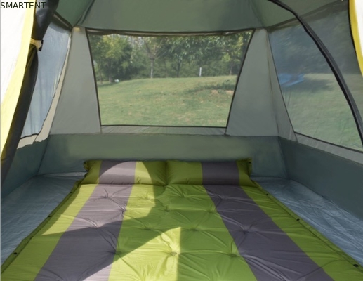 210*210*145CM Grigio impermeabile rivestito 190T poliestere Automatica tende da campeggio all'aperto Pop Up tenda ombra di sole argento PU2000MM fornitore