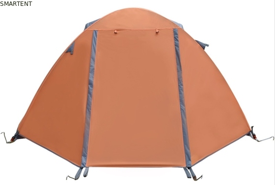 Tenda da campeggio all'aperto 210*180*130cm colore arancione 210D poliestere Ripstop PU2000mm rivestito per snowfield e evento in famiglia fornitore
