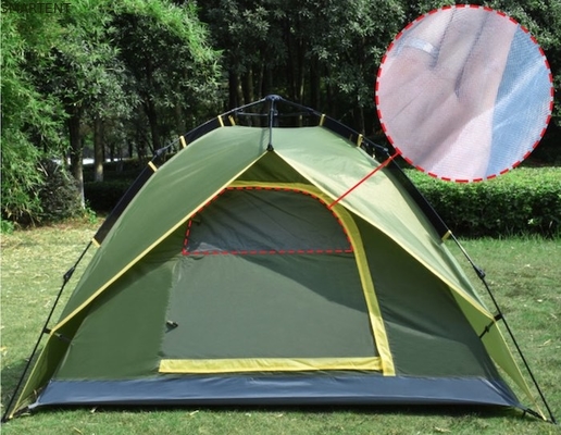Tende da campeggio all'aperto Design di moda multifunzionale automatico in fibra di vetro Canopy accogliente Protezione solare e impermeabile per 3-4 persone fornitore