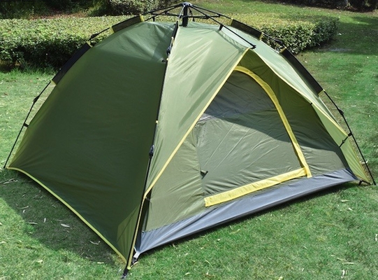 Tende da campeggio all'aperto Design di moda multifunzionale automatico in fibra di vetro Canopy accogliente Protezione solare e impermeabile per 3-4 persone fornitore