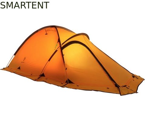 Acquistare Le tende di campeggio all'aperto accoglienti PU8000mm arancio hanno ricoperto il baldacchino di alluminio di nylon della struttura di 360T Ripstop fabbricazione online