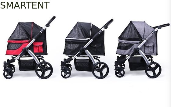 Acquistare Rifornimenti svegli dell'animale domestico del carrello 600D Oxford della tenda impermeabile grigia di alluminio del cane 103x90x60cm fabbricazione online