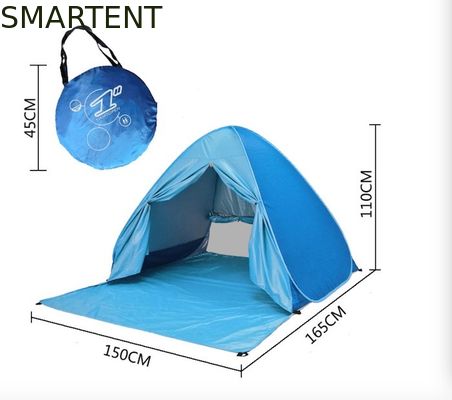 Acquistare Il poliestere 190T espone al sole l'ombra della tenda di pop-up del riparo per la tenda di porta della parte anteriore W della spiaggia fabbricazione online