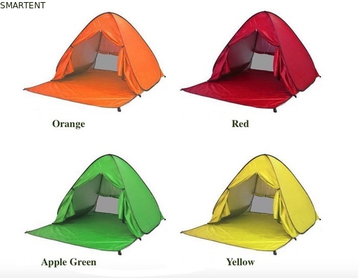 Tende da campeggio all'aperto Tenda da spiaggia automatica Pop Up Plus Size Rivestito in argento 190T Poliestere 165*200*130cm Isolato dal sole con UV 50 fornitore