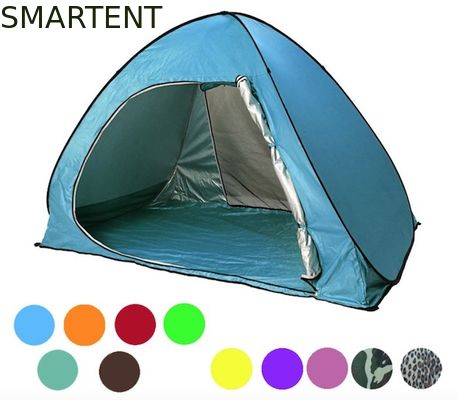 Acquistare 165*200*130cm Tenda da campeggio per 2 persone all'aperto Blu impermeabile UV resistente 190T Pop Up Shelter fabbricazione online