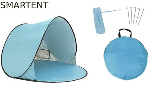 Acquistare 150*150*90CM Tenda a prova d'acqua all'aperto Pop Up Canopy Tenda a prova di sole Rivestito in argento 190T Polyester Rifugio automatico sulla spiaggia fabbricazione online