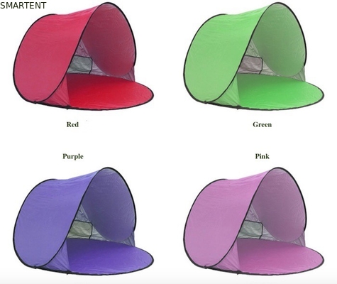 150*150*90CM Tenda a prova d'acqua all'aperto Pop Up Canopy Tenda a prova di sole Rivestito in argento 190T Polyester Rifugio automatico sulla spiaggia fornitore