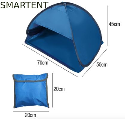 Acquistare Tenda di pop-up all'aperto blu pieghevole leggera del riparo di Sun del poliestere delle tende di campeggio 190T 70X50X45cm fabbricazione online