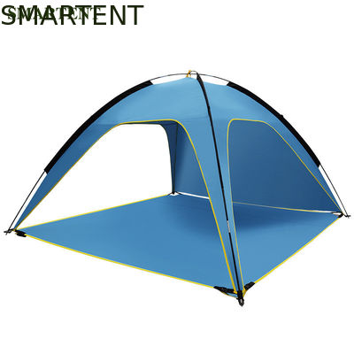 Acquistare Riparo all'aperto rivestito d'argento blu 210X210X130cm della spiaggia di pop-up del poliestere delle tende di campeggio 190T fabbricazione online