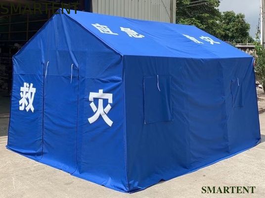 Acquistare Riparo temporaneo 3X4M di aiuto in caso di catastrofe della tenda di Oxford della metropolitana della struttura della tenda all'aperto d'acciaio blu di evento fabbricazione online