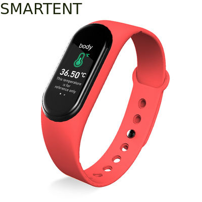 Acquistare Monitor astuto di temperatura corporea del dispositivo dell'inseguitore di forma fisica di polsino di forma fisica di Bluetooth 4,0 del braccialetto fabbricazione online