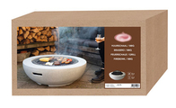 Il braciere di pietra del barbecue del MgO ha dipinto il fuoco d'acciaio Pit Cool Camping Accessories 59.5X34.5cm fornitore