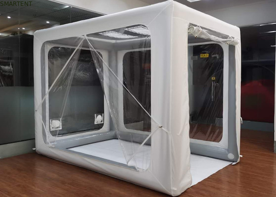 Tenda da campeggio gonfiabile rettangolare bianco 400D Oxford Air Pole Tenda isolata L3XW2XH2.2M fornitore