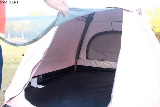 Tenda da campeggio gonfiabile rosa PU3000mm Tenda da campeggio gonfiabile 3 persone fornitore