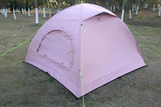 Tenda da campeggio gonfiabile rosa PU3000mm Tenda da campeggio gonfiabile 3 persone fornitore