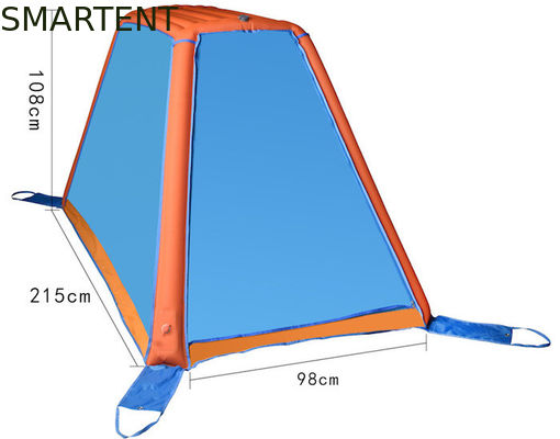 Acquistare 190T tenda blu della cupola di esplosione dell'uomo di Palo uno dell'aria della tenda di pop-up dell'aria del poliestere TPU fabbricazione online