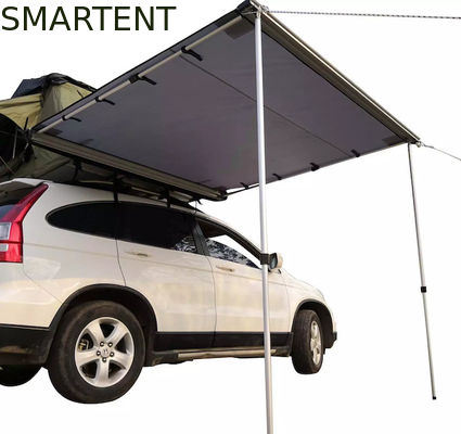 Acquistare Il tetto superiore della tenda del lato dell'automobile della tenda del tetto all'aperto grigio 420D estrae l'ombra 140X200X200CM di campeggio del riparo della tenda fabbricazione online