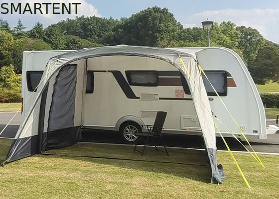 Acquistare 350X250X240CM Tenda da sole esterna impermeabile grigia PU3000MM 300D del poliestere Oxford gonfiabile su ordinazione del lato di RV fabbricazione online