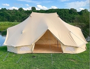 Tenda di Bell all'aperto dell'imperatore delle tende di campeggio della tela beige del cotone di 400X600X300CM a un solo strato fornitore