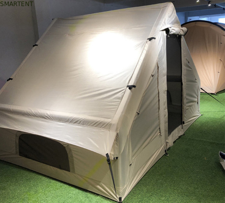 Esterno 300X200X200CM tela campeggio gonfiabile Tenda Casa doppio strato cotone beige fornitore